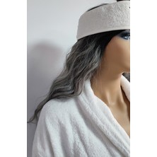 Anera Towel H Harf Nakışlı Saç Bandı Bukle Havlu Makyaj Bandı Sporcu Bandı Saç Ter Bandı