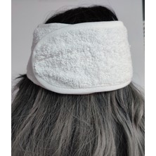 Anera Towel H Harf Nakışlı Saç Bandı Bukle Havlu Makyaj Bandı Sporcu Bandı Saç Ter Bandı