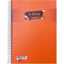 Umut U-Deep A4 Spiralli Defter Pp. Kapak 120 Yp. Çizgili