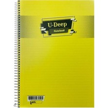 Umut U-Deep A4 Spiralli Defter Pp. Kapak 96 Yp. Çizgili