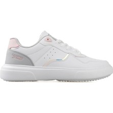 Jump 26821 Kadın Beyaz Pembe Salmon Sneaker Anatomik Günlük Spor Ayakkabı 36/40 -1