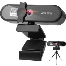 Yesper 1080P 2k 4K Tam USB Otomatik Not/gizlilik Kapağı Tripod 2k Siyah ile Dönülebilir (Yurt Dışından)