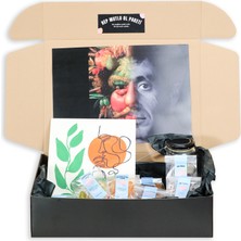 Guruyemiş Box "HEP MUTLU OL" SEVGİLİLER GÜNÜ DOĞUM GÜNÜ ÖZEL GÜN PAKETİ HEDİYE KUTUSU KURU MEYVE KURUYEMİŞ LOKUM ŞEKER TABLO KOKTEYL KİTİ