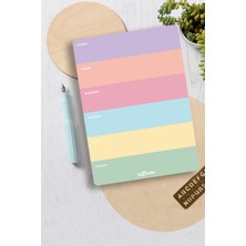 Le Color Haftalık Planlayıcı Blok Pastel