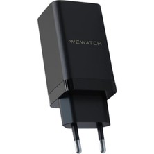 Wewatch 65W Gan Hızlı Şarj Cihazı 3 Çıkış 1 USB 2 Pd Port Süper Şarj