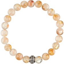 Zeynep Büyükbay Sitrin Doğal Taş Bileklik (8mm Küre Kesim)