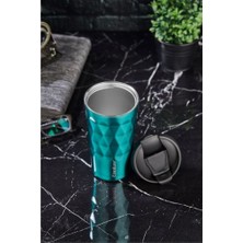 Cooker Prizma 350 ml Çelik Mug Termos Yeşil CKR2048