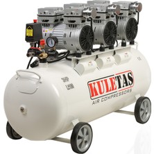 Kuletaş Süper Sessiz Yağsız Kompresör 100 Lt 3hp