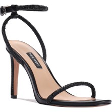 Nine West Tuhna 2fx Siyah Kadın Topuklu Sandalet