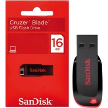 Sandisk Cruzer Blade 16GB USB 2.0 Flash Bellek (SDCZ50-016G-B35)