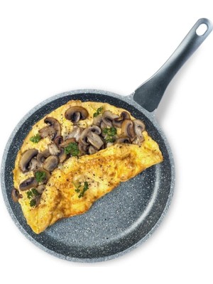 Thermoad Döküm Granit Tava 24 cm Gri