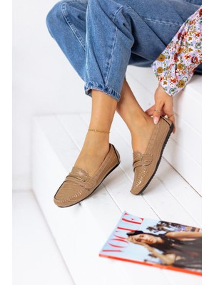 Azteka Shoes Hareket Store Çizgi Tokalı Babet