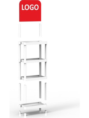 Relax Stand Plastik Kolay Kurulum Ürün Teşhir Standı Small Model