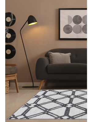 Naar Adorno El Dokuma Bambu Kc 932 Gri 130X190 Halı ~ 2.47 M2