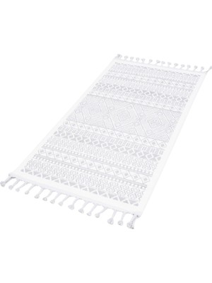 Naar Otantik 4906A Beyaz 80X150 Yolluk Halı ~ 1.2 M2