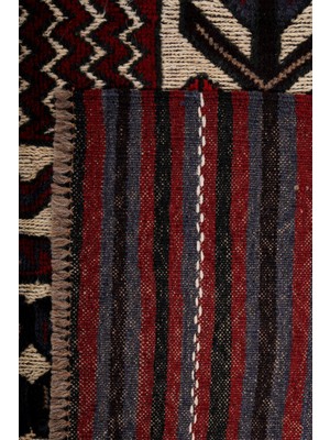 Naar Afgan Berceste 1800013 120X188 Kırmızı El Dokuma Kilim ~ 2.26 M2