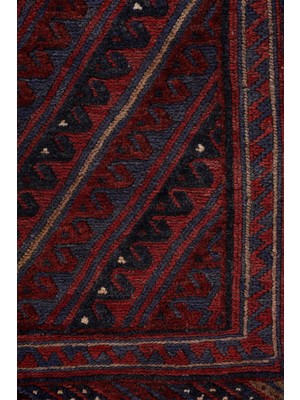 Naar Afgan Berceste 180003 134X125 Kırmızı El Dokuma Kilim ~ 1.68 M2