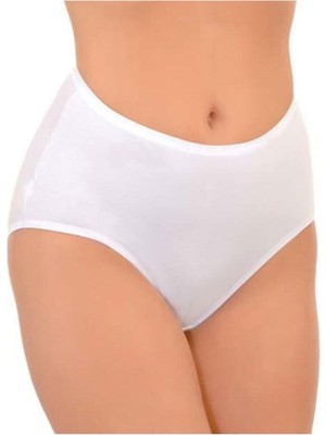 Sebuni Belinay Yüksek Bel Kadın Külot 069 4'lü Paket Beyaz M