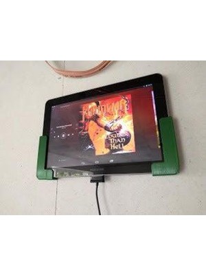 Kargolat Evrensel Tablet  Tutucu Duvara Sabitleme Aparatı Vidasız Stant