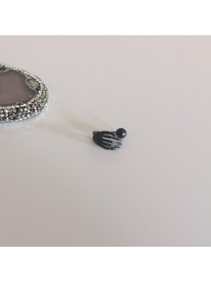 Bylin Cerrahi Çelik Black Iskelet El Piercing 6 mm