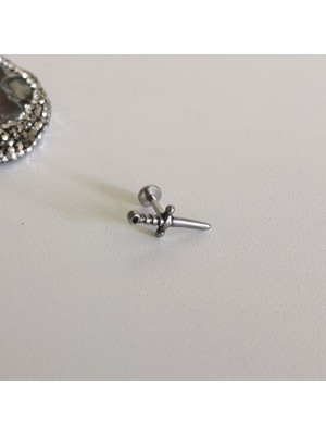 Bylin Cerrahi Çelik  Piercing- Bar Uzunluğu 6 Mm- 1 Adet