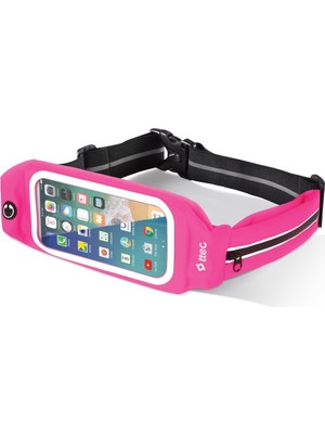 Ttec Easyfit Belt Telefon Cepli Spor Bel Çantası Pembe