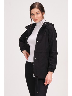 Pique Bayan Mont Kadın Kapüşonlu  Astarsız Yağmurluk Gılmore Kadın Yağmurluk