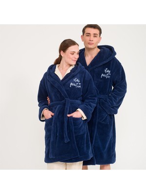 Miespiga Uzun Kapüşonlu Welsoft Sabahlık Aile Seti