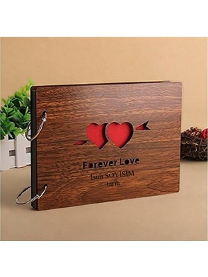 Mobgift Kişiye Özel Forever Love Temalı Kendin Yap Fotoğraf Albümü