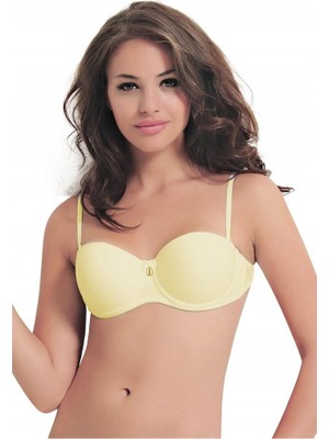 Nbb 3616 Straplez Sırtı Şeffaf Desteksiz Sütyen