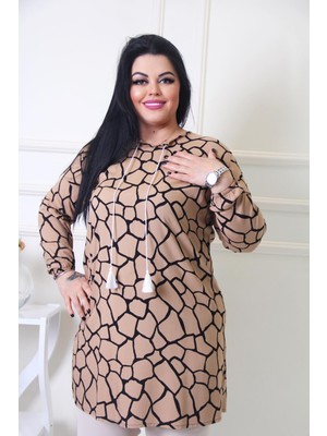 Opera Collection Dokuma Büyük Beden Tunik, Kadın Oversize Tunik, Tunik