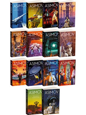 Çelik Mağaralar - Şafağın Robotları - Robotlar ve İmparatorluk  -İkinci Vakıf - Vakıf'ın Sınırı - Vakıf ve Dünya - Isaac Asimov - 14 Kitap