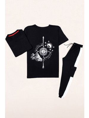 Trendypassion Sırt Baskı Pusula Eşofman Takımı