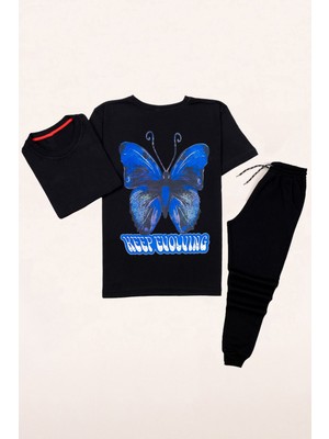 Trendypassion Kelebek Baskılı Eşofman Takımı