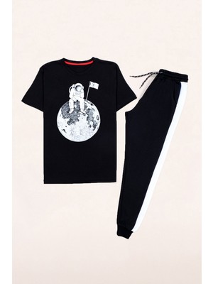 Trendypassion Flag Astronot Baskılı Eşofman Takımı