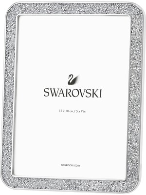 Swarovski 5351296 Swarovski Ev Dekorasyon Minera Picture Frame, Silver Tone