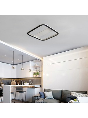 Voxlamp Lighting Solutions Plafonia Transparent 80x80 Tavan Tipi LED Avize