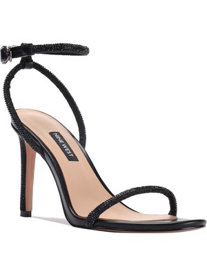 Nine West Tuhna 2fx Siyah Kadın Topuklu Sandalet