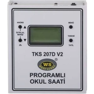 West Sound Tks 207 D V2 Duvar Tipi Programlı Okul Saati