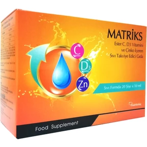 Ester C + D3 + Zinco 10 ml x 20 Flakon