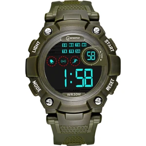 Elektronik Izle Su Geçirmez Çok Fonksiyonlu Akıllı Çip Kronometre Spor Yeşil Için