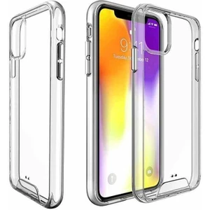 Apple iPhone 12 Kapak Sararmaz Darbe Emici Lüx Şeffaf Kılıf