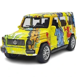 Osman Kızılkaya Çek Bırak Metal Retro 4x4 Jeep Araba  - 6636-60T