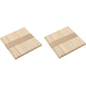Sert Kırtasiye Ahşap Geniş Naturel Dil Çubuğu Abeslang 100'LÜ Paket
