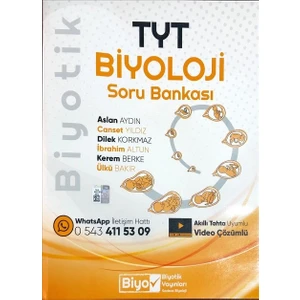 Biyotik Yayınları   TYT  Biyoloji Soru Bankası 2022