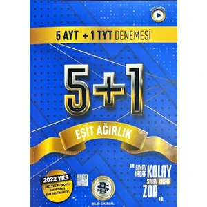 Bilgi Sarmal Yayınları YKS TYT AYT 5-1 Eşit Ağırlık Deneme