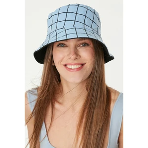 Fötr Plaj Şapkası  Y1074 Mavi