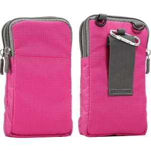 6.3-6.9 Inç Telefonlar Için Elastik Kemer Halkalı Spor Bel Çantası - Rose (Yurt Dışından)