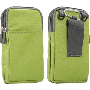 6.3-6.9 Inç Telefonlar Için Elastik Kemer Halkalı Spor Bel Çantası - Yeşil (Yurt Dışından)