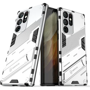 Samsung Galaxy S22 Ultra Için Darbeye Dayanıklı Tpu Plus Pc Telefon Kılıfı (Yurt Dışından)